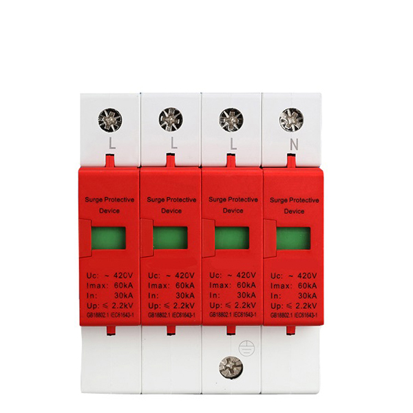 อุปกรณ์ป้องกันไฟกระชาก 1500V SPD ป้องกันฟ้าผ่า