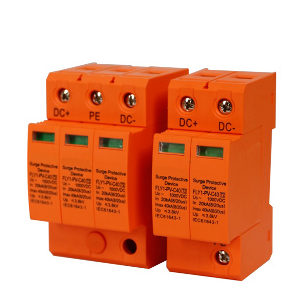 40KA DC อุปกรณ์ป้องกันไฟกระชากฟ้าผ่า PV Surge Arrester